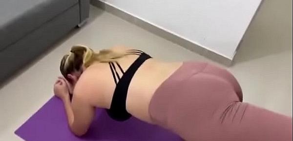  Hardfucked stepsister banged after yoga